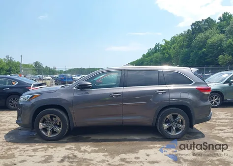 2018 Toyota Highlander Limited Platinum from USA, damaged, VIN 5TDDZRFH5JS498672